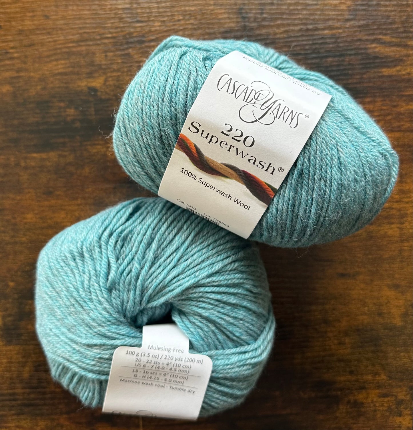 Cascade 220 Superwash - Summer Sky Heather - 1910