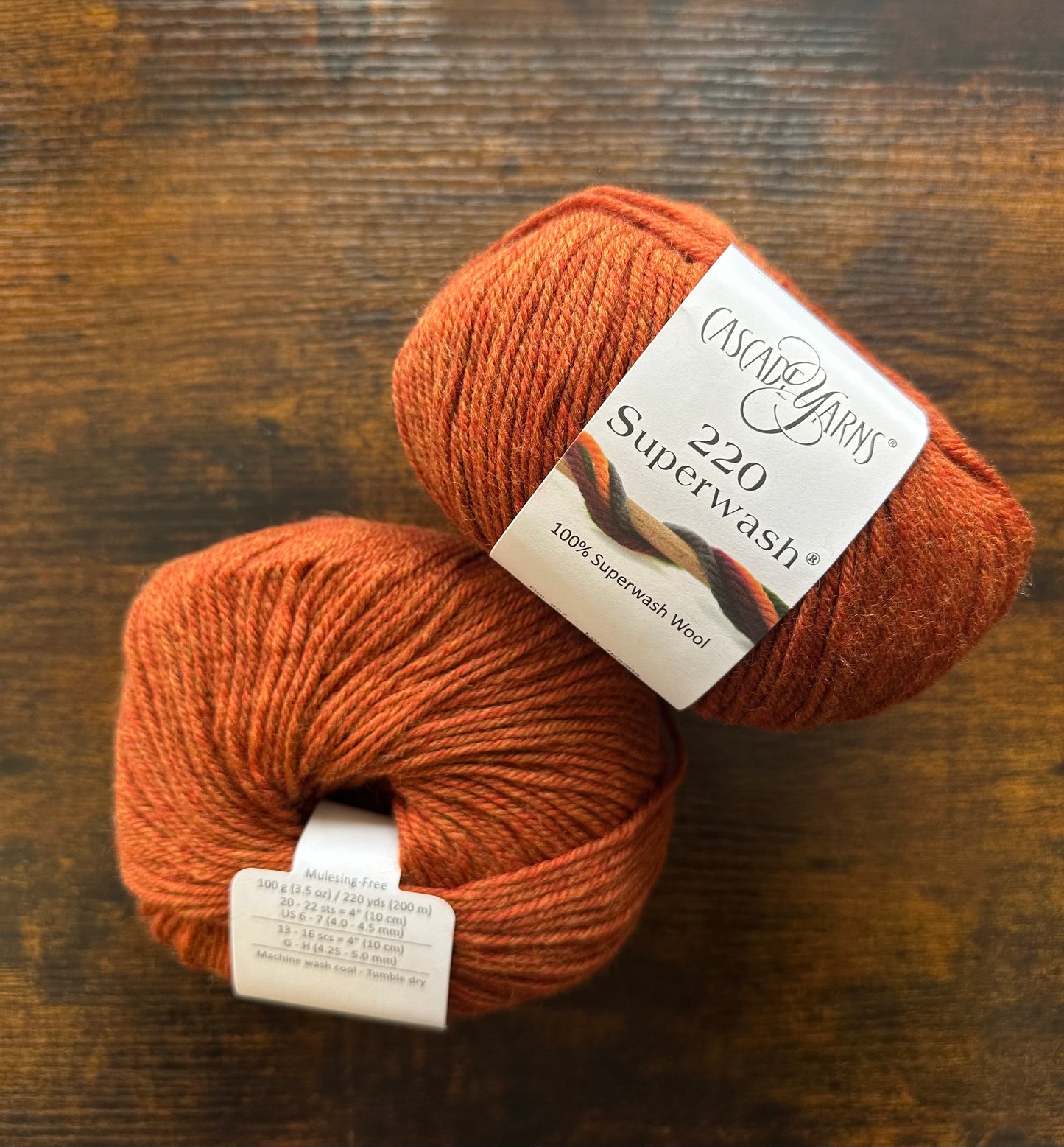 Cascade 220 Superwash - Copper Heather - 297