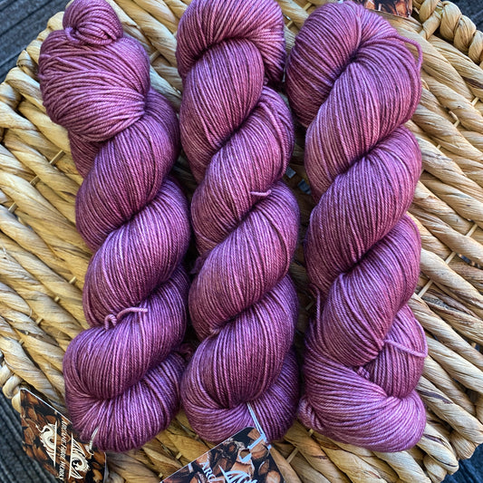 Arcane Fiber Works -Longing for Lilac -DK weight- 80/20 Merino Nylon Superwash