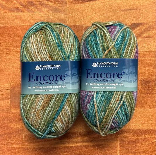 Plymouth Yarns - Encore Colorspun - 75% Acrylic/25% Wool - Spectrum - 7203