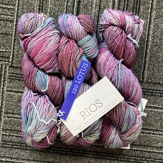 Malabrigo - Rios - Lotus 120 - 100% Superwash Merino Wool - Worsted