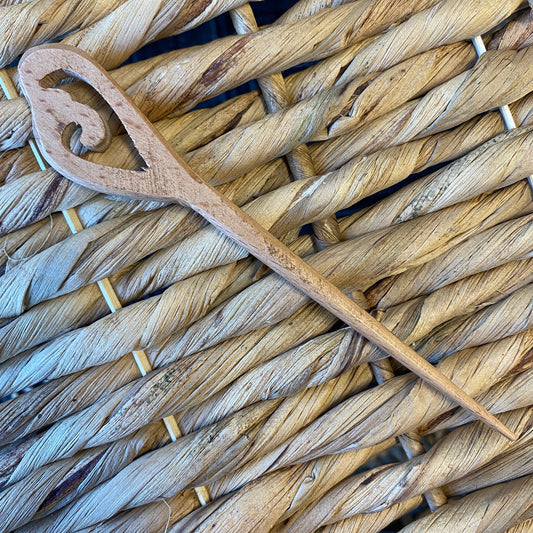 Shawl Stick Pin - Light Wood