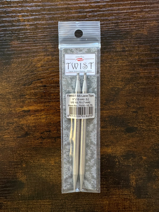 ChiaoGoo Twist 5" Interchangeable US 10.75 (7.0mm) Needles