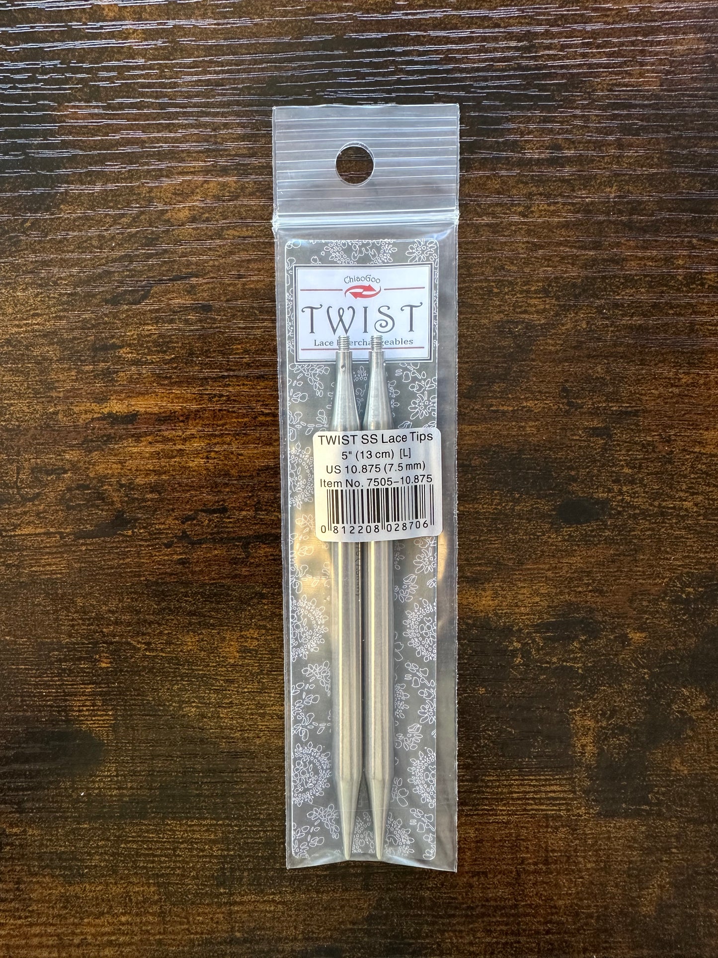 ChiaoGoo Twist 5" Interchangeable US 10.875 (7.5mm) Needles