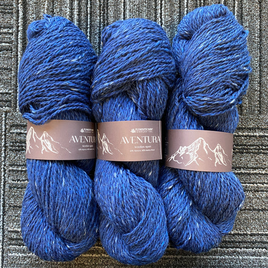 Plymouth Yarn - Aventura - Sapphire 47 - 60% alpaca/40% Merino Wool - Aran