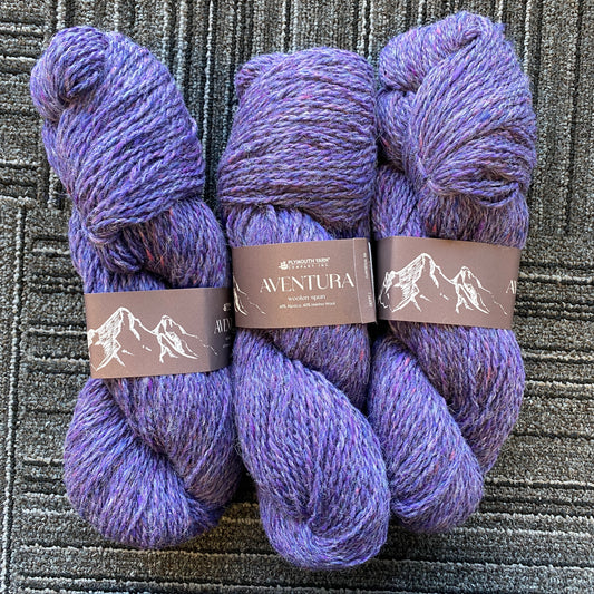 Plymouth Yarn - Aventura - Wildberry 46 - 60% alpaca/40% Merino Wool - Aran