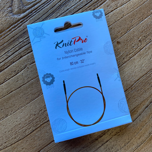 Knit Pro Nylon Cable for Interchangeable tips - 32"