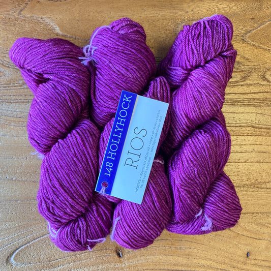 Malabrigo - Rios - Hollyhock 148 - 100% Superwash Merino Wool - Worsted