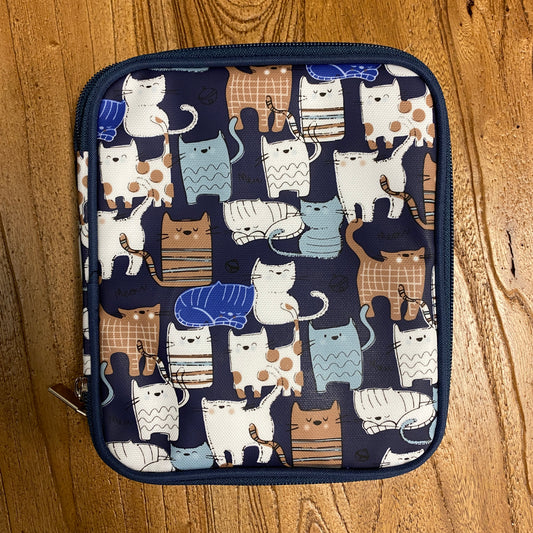 Organizer Case for IC Knitting Needles, Hooks and accessories - Cats