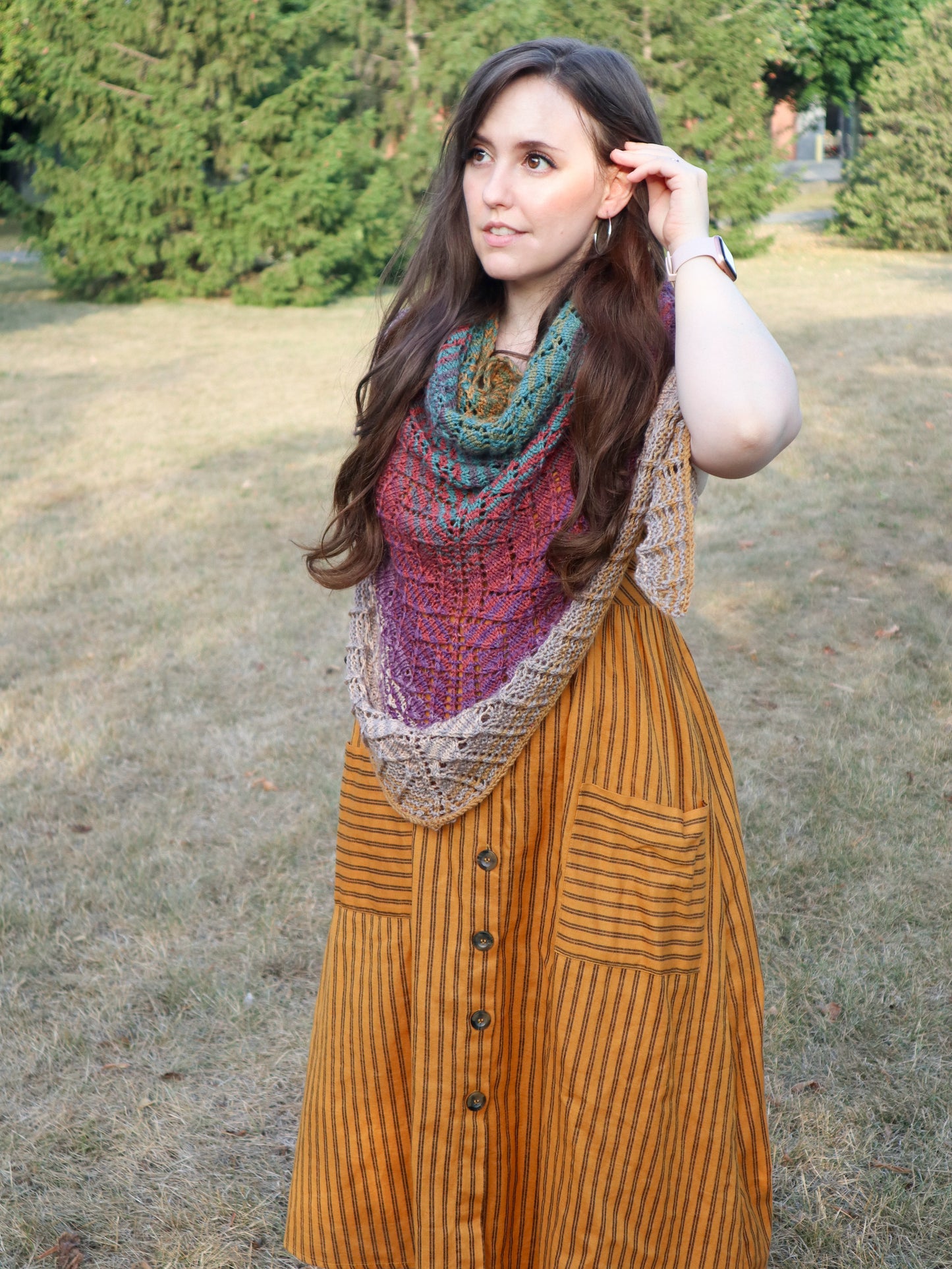 Ravin Sekai Designs - Stepping Stones Shawl - Knitting Pattern