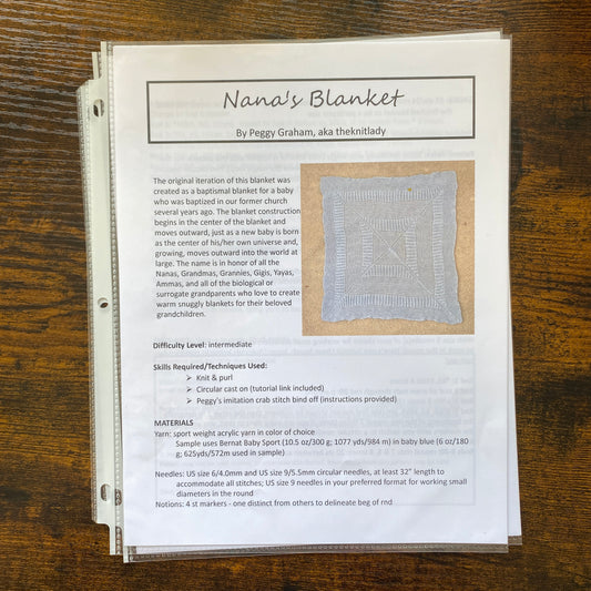 The Knit Lady - Nana's Blanket