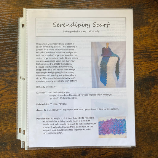 The Knit Lady - Serendipity Scarf