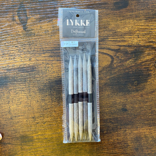 Lykke Double Pointed Needles - Driftwood - US size 11 - (8.0mm)