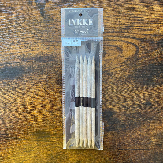 Lykke Driftwood Double Pointed Needles  - US size 10.5 (6.5mm)