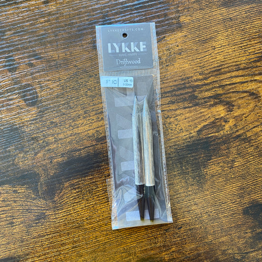 Lykke Driftwoopd 5" Interchangeable Wooden Needles - US 13 (9.0mm)
