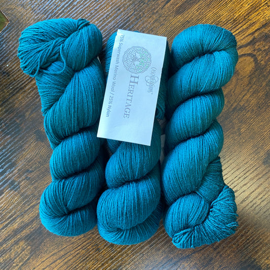 Cascade Yarns Heritage - 75% Superwash Merino/25% Nylon - Spruce - 5654