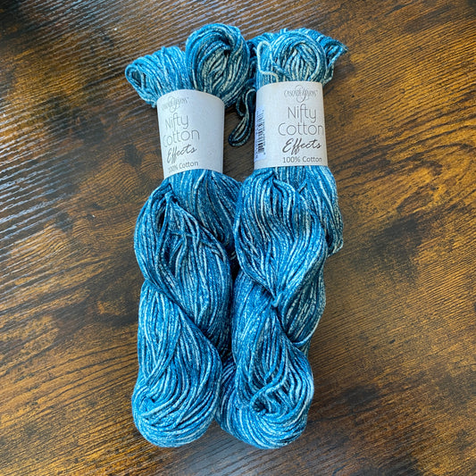Cascade Yarns - Nifty Cotton Effects - 100%Cotton -  Blue Coral - 311