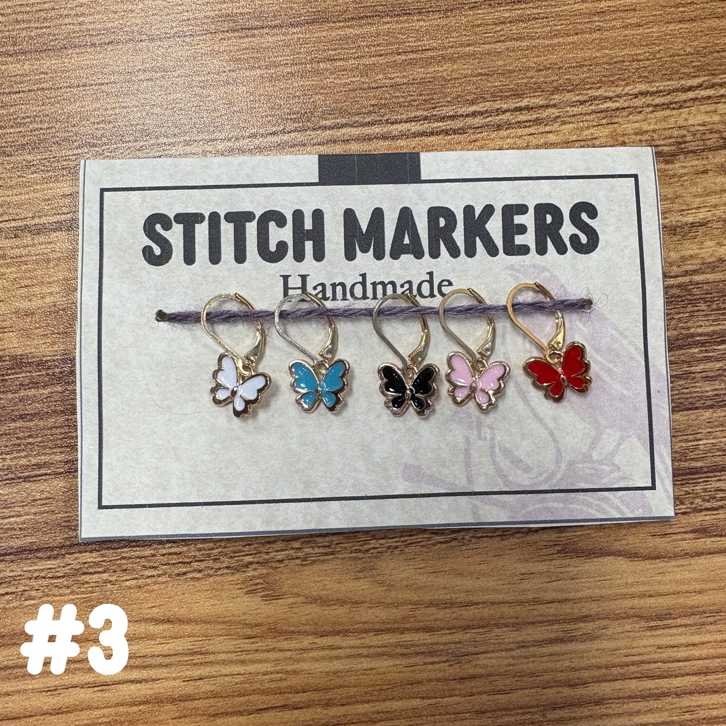 Stitch Markers - Ravin Sekai Designs - Various - Large clips