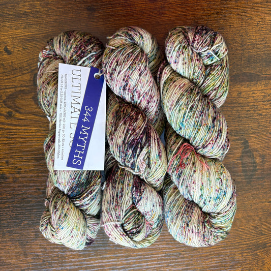 Malabrigo - Ultimate Sock - Myths 344 - 75% Superwash Merino/25% Nylon - Fingering