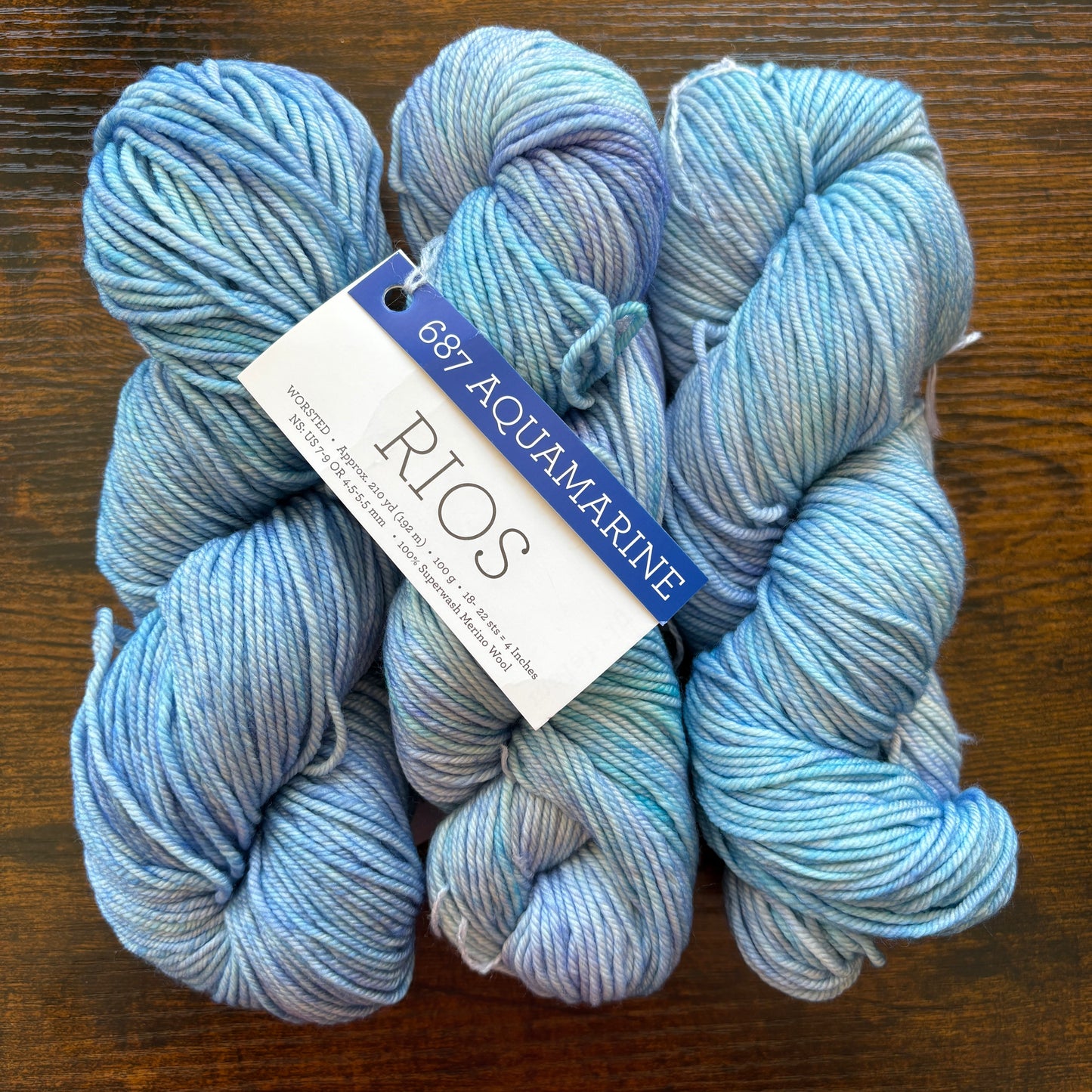 Malabrigo Rios - 100% Superwash Merino - Aquamarine - 687