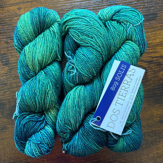 Malabrigo - Dos Tierras - 100% Superwash Merino - Solis - 809