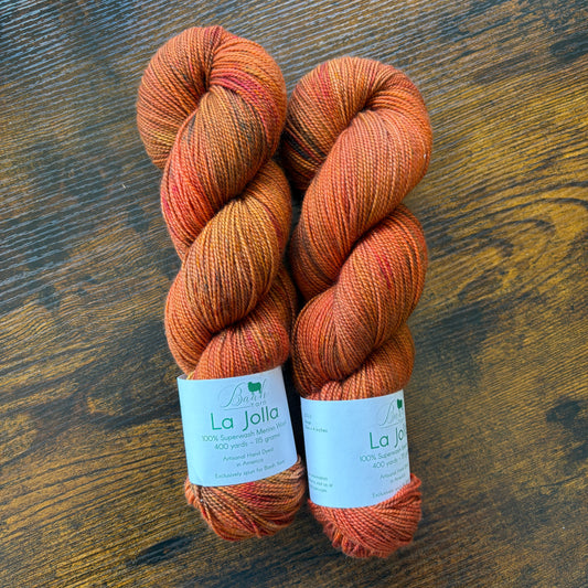 Baah Yarn - La Jolla - 100% Superwash Merino - Cozy by the Fire