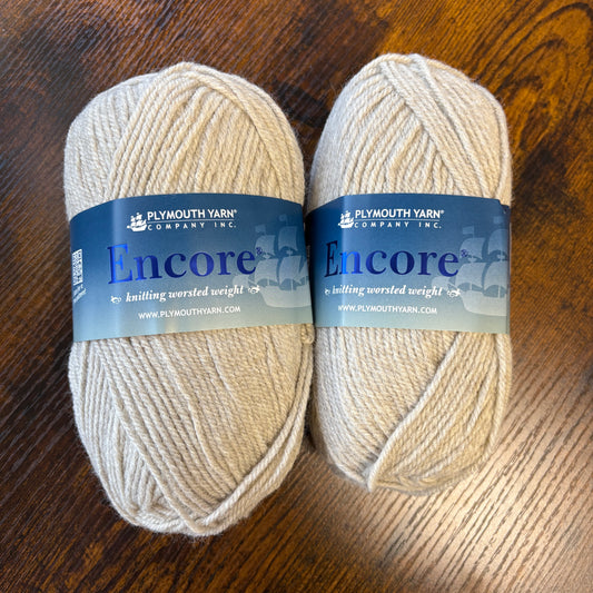 Plymouth Yarns - Encore - 75% Acrylic/25% Wool - Taupe - 240