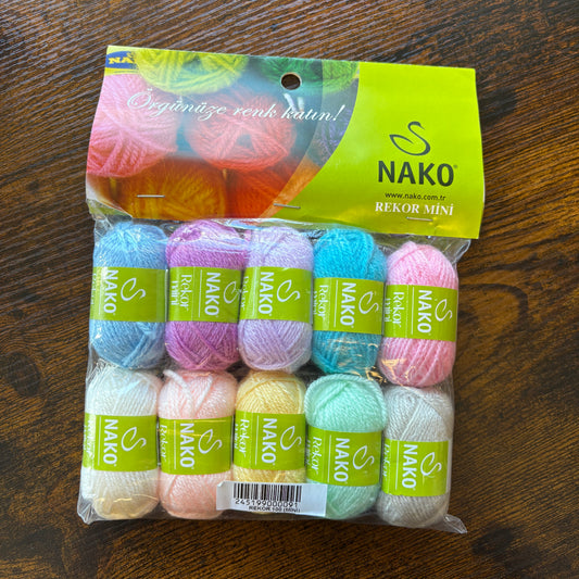 Plymouth Yarns - Nako Acrylic Rekor - Mini Skeins