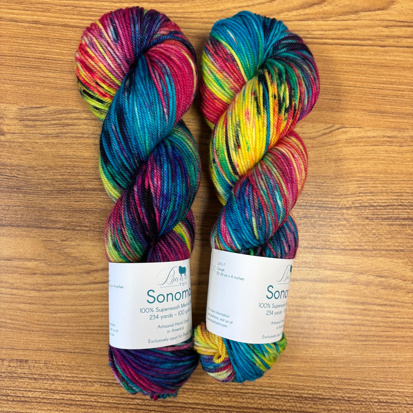 Baah Yarn - Sonoma - DK - 100% Superwash Merino - Sweet Emotion