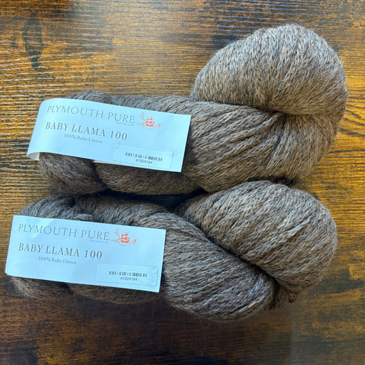 Plymouth Yarns - Baby Llama 100 - 100% Baby Llama - Mocha Heather - 102