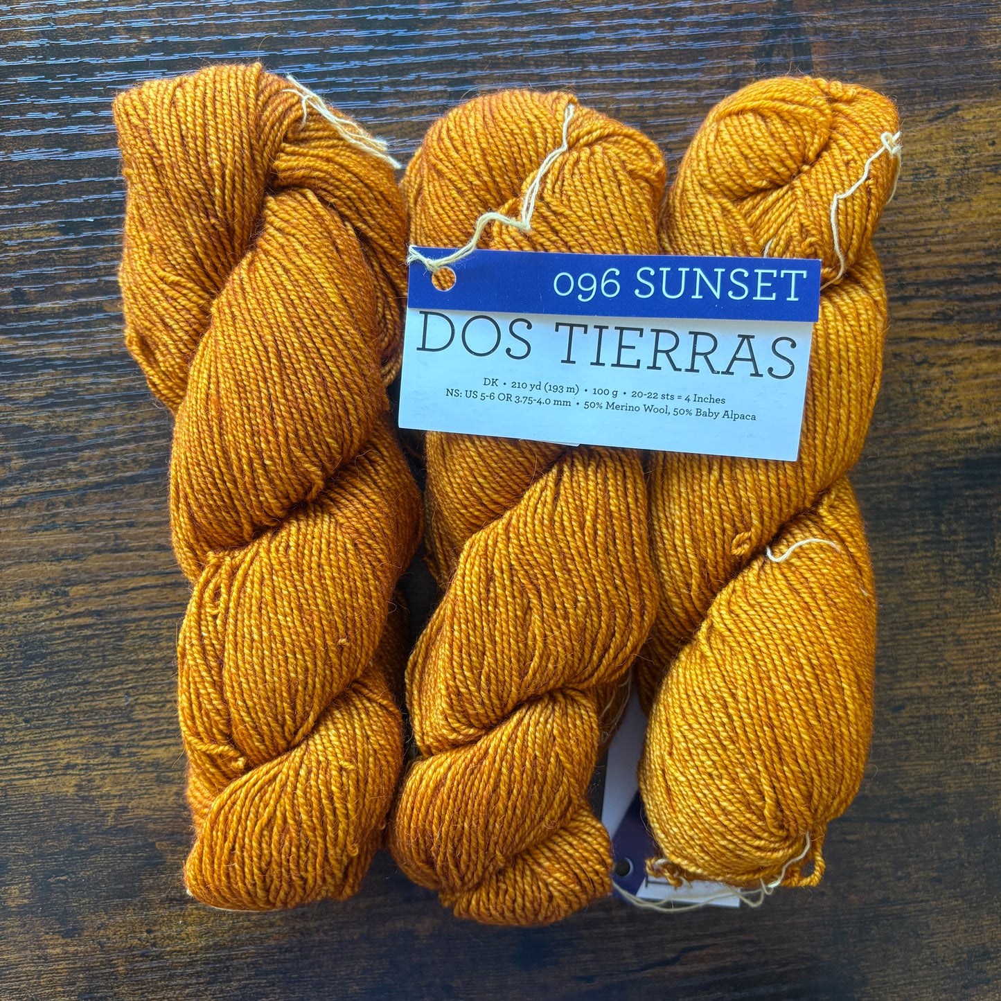 Malabrigo - Dos Tierras - 100% Superwash Merino - Sunset - 096