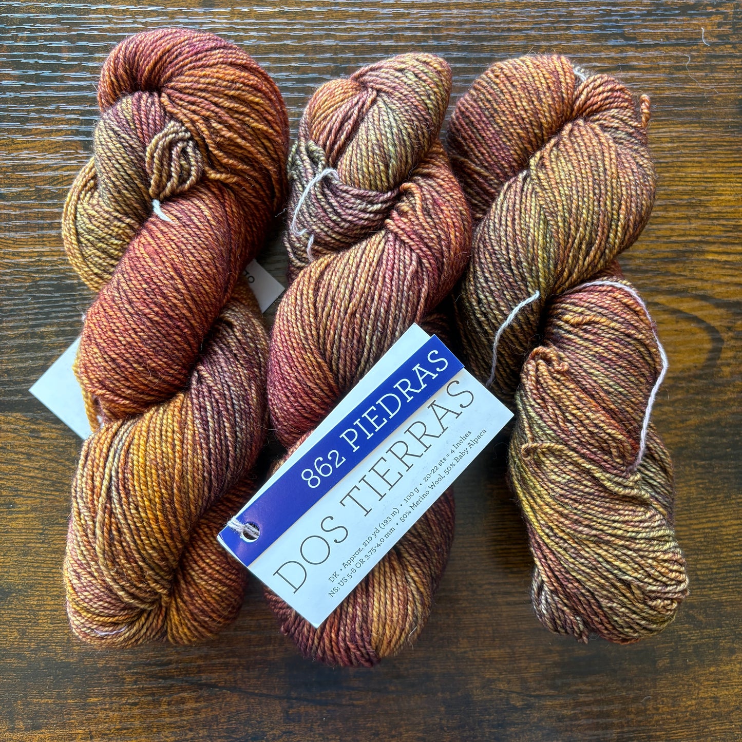 Malabrigo - Dos Tierras - 100% Superwash Merino - Piedras - 862