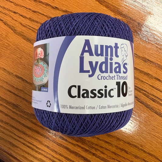 Aunt Lydia's Crochet Thread Classic 10 - Violet - 0119