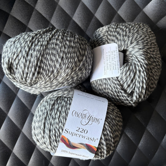 Cascade 220 Superwash - Charcoal Marl - 401