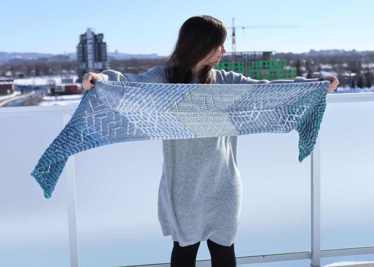 Ravin Sekai Designs - Stepping Stones Scarf - Knitting Pattern