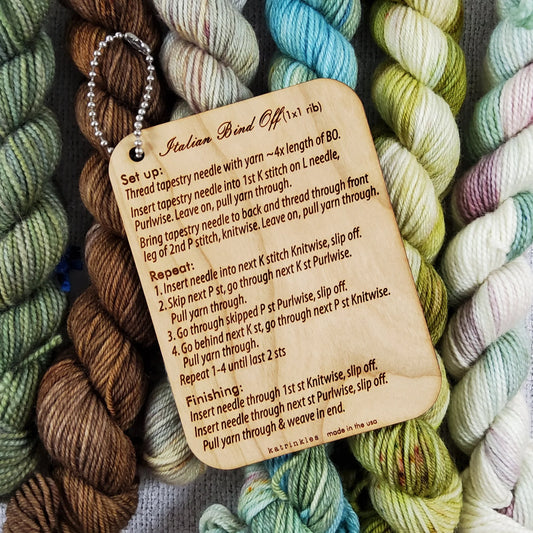 Katrinkles Italian Bind Off