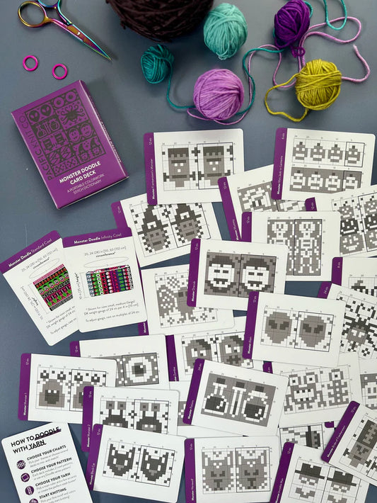 Pacific Knit  Doodle Card Deck - Monster