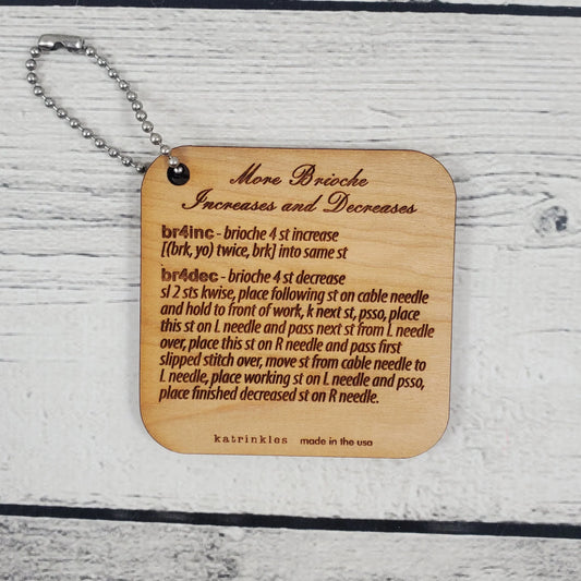 Katrinkles Brioche Increases and Decreases