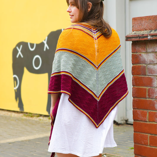 Ravin Sekai Designs - Winding Ways Shawll - Knitting Pattern