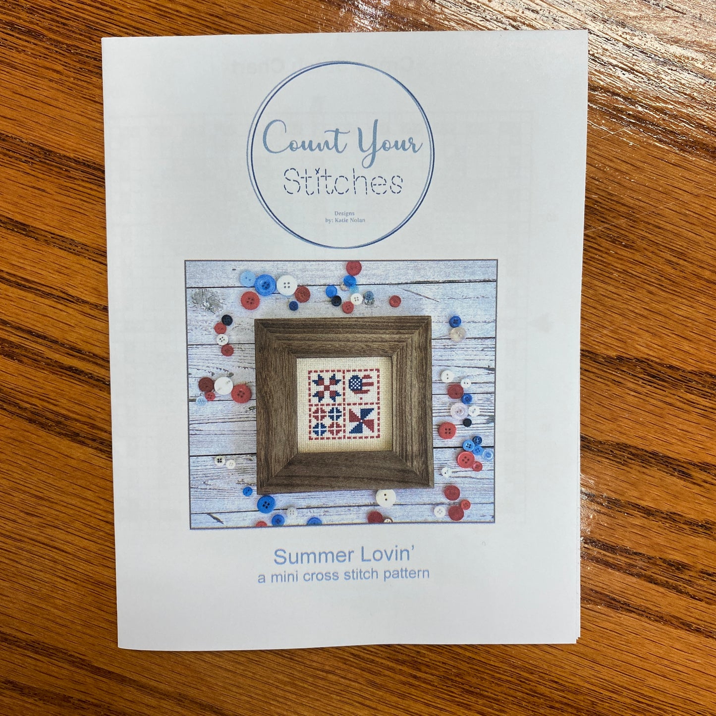 Count Your Stitches Summer Lovin' Cross Stitch Pattern