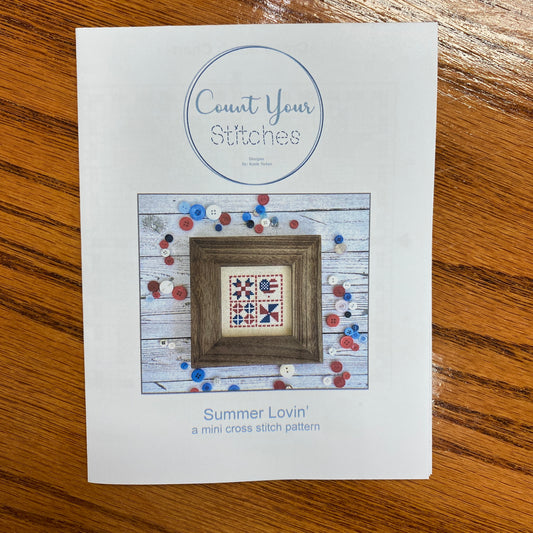Count Your Stitches Summer Lovin' Cross Stitch Pattern