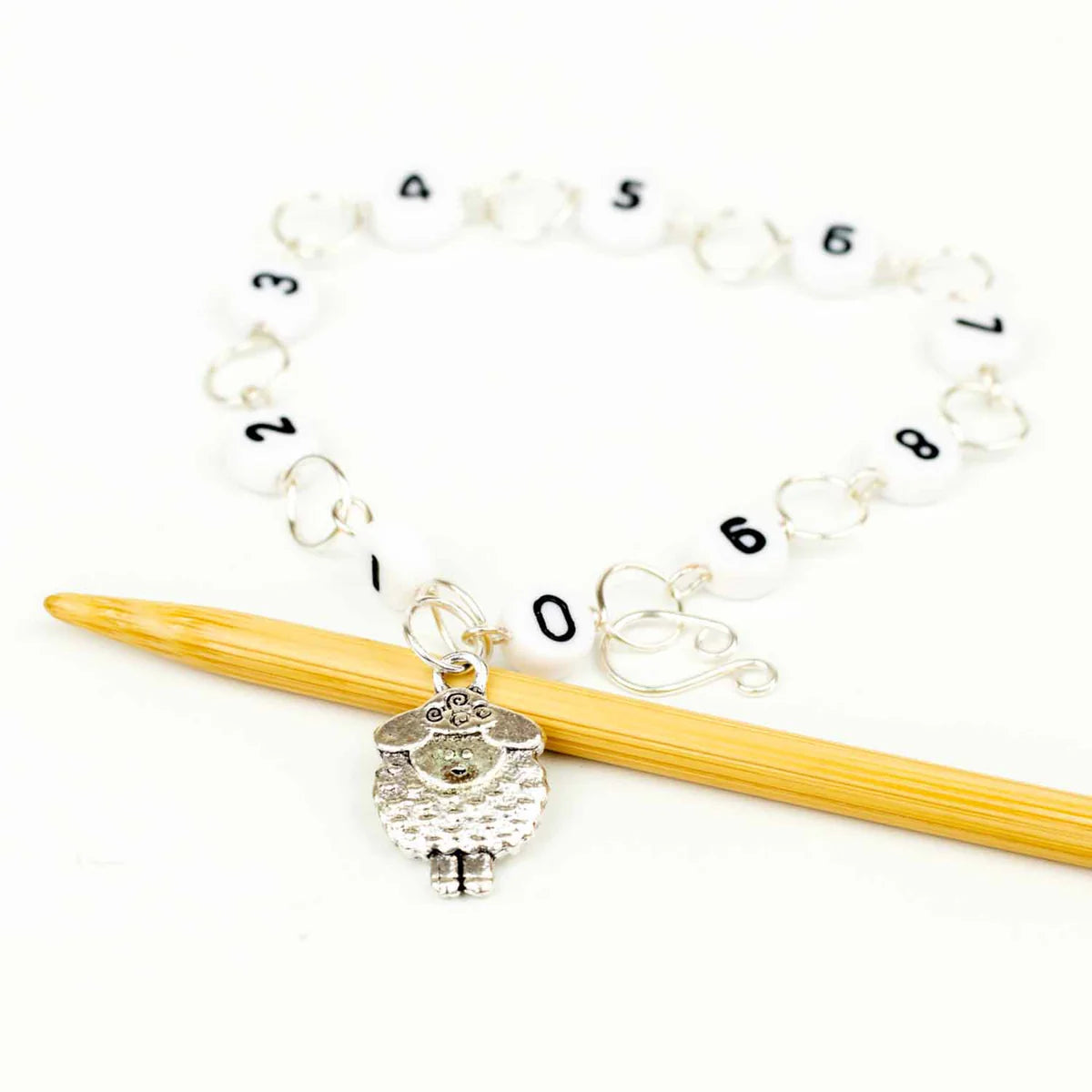 Twice Sheared Sheep - Snag Free Row Counter with Sheep Charm